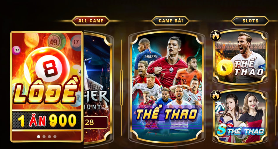 Những sảnh cược thể thao trên cổng game Go88