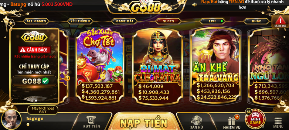 Ưu điểm của những game đổi thưởng trên Go88
